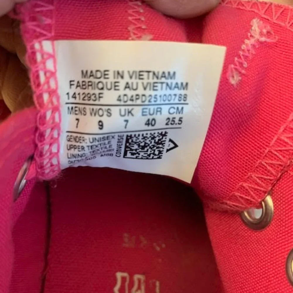 Hot Pink Converse - Picture 4 of 4